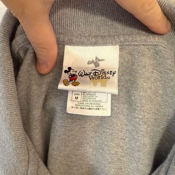 Walt Disney World Gray Sleeveless Mickey Mouse Polo Shirt - Picture 5 of 5